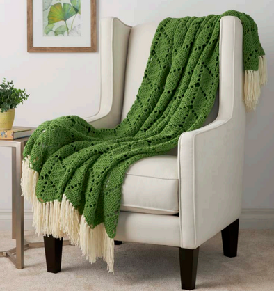 GROWING IVY CROCHET BLANKET