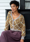 Vitange Vibes Granny Square Cardigan Crochet Pattern 6 Sizes