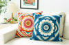 Pillow Blanket Elegance - Vibrant Design from the south of Colorful Clouds