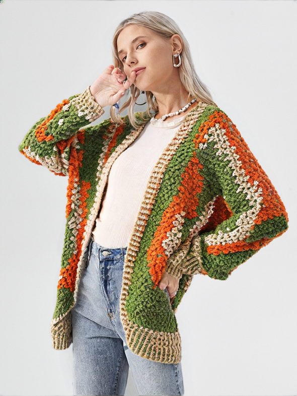 Crochet Granny Hexagon Cardigan Pattern