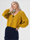 Balloon Sleeves Sweater Crochet Pattern